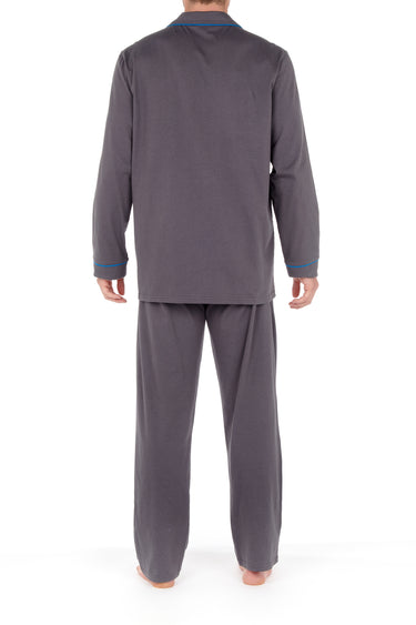 402101 Samena Long Pajama - Z098 Anthrazit
